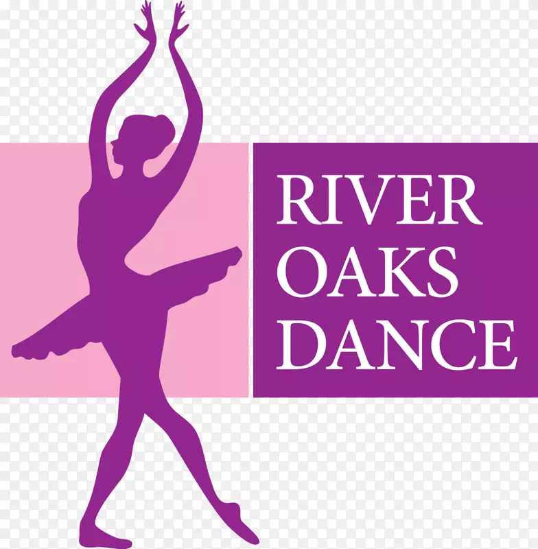 河橡树舞图形设计标志-舞蹈