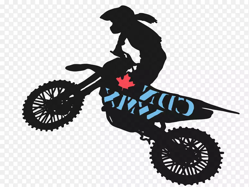 摩托车骑手加拿大赛车俱乐部女子剪贴画-摩托十字