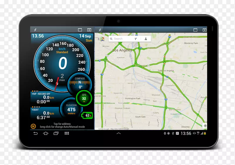 车速表汽车android全球定位系统-速度计