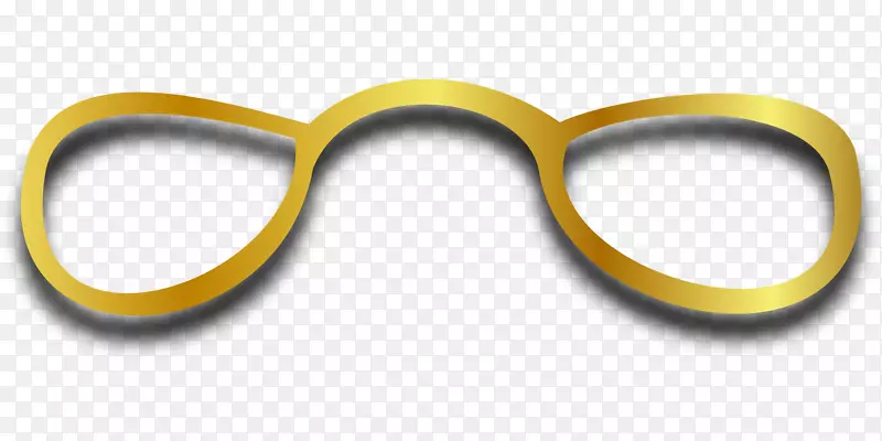 眼镜戴黄色护目镜.眼镜