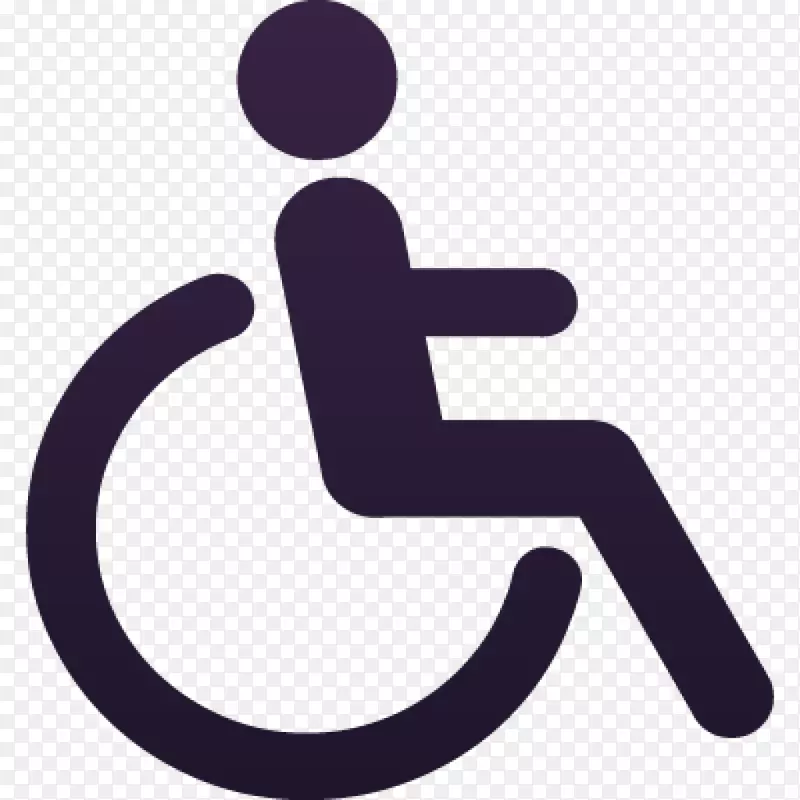 残疾无障碍国际标志电脑图标轮椅柜