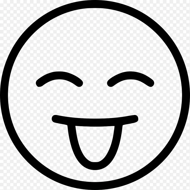 电脑图标表情笑脸下载-舌头