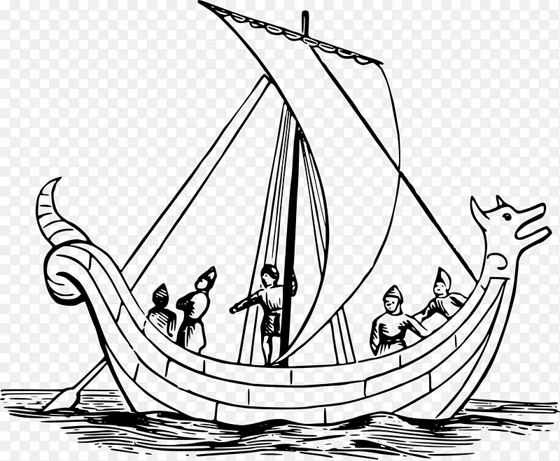 萨顿胡号船盎格鲁-撒克逊船-帆