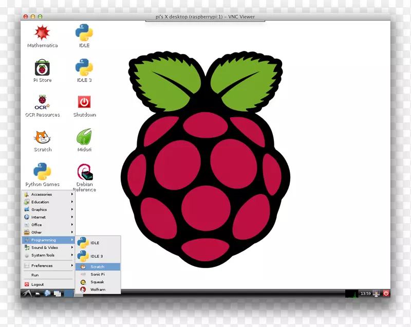 raspberry pi raspbian计算机软件linux图形用户界面-raspberry