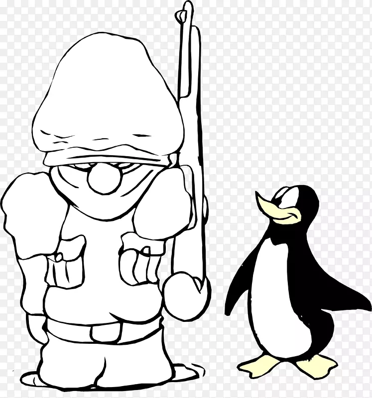 企鹅动画绘图着色书-pinguin