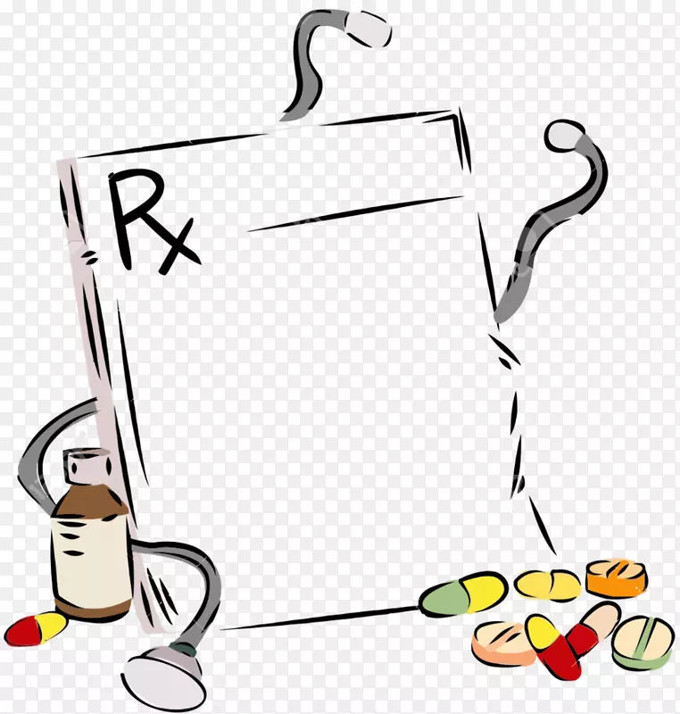 处方药药物处方药师剪贴画