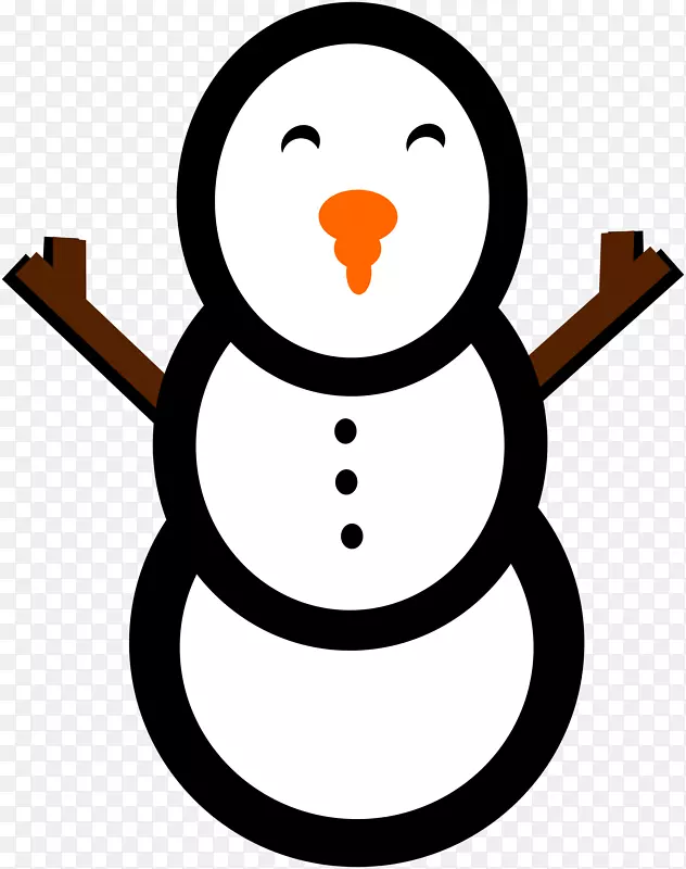 雪人画夹艺术-雪人