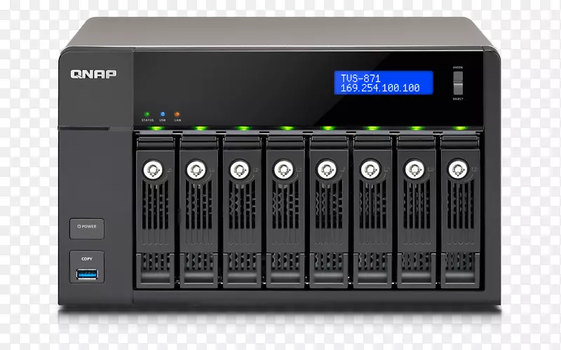 英特尔网络存储系统QNAP系统公司。数据存储硬盘驱动器.存储器