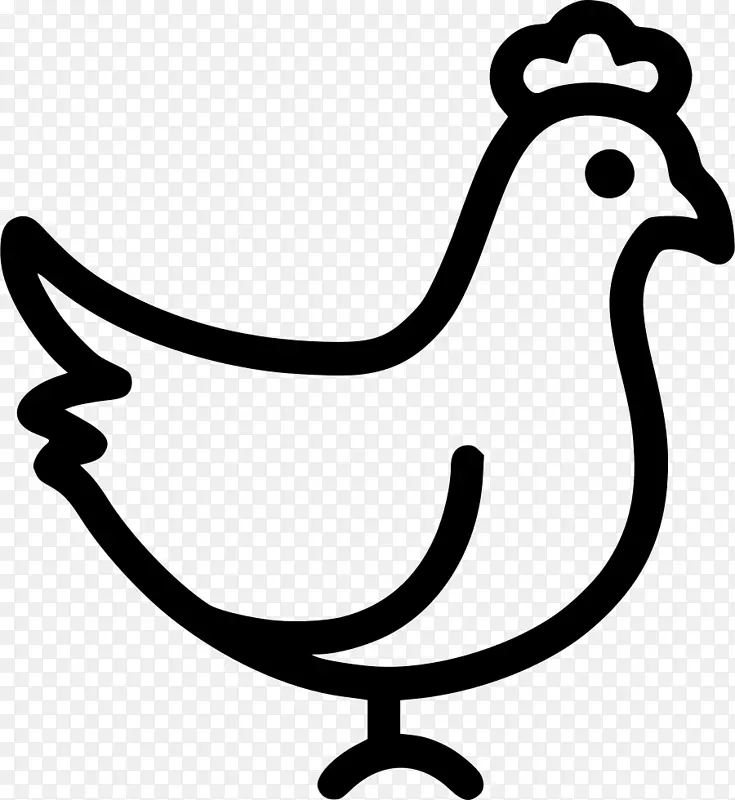 鸡肉水牛翼电脑图标-公鸡