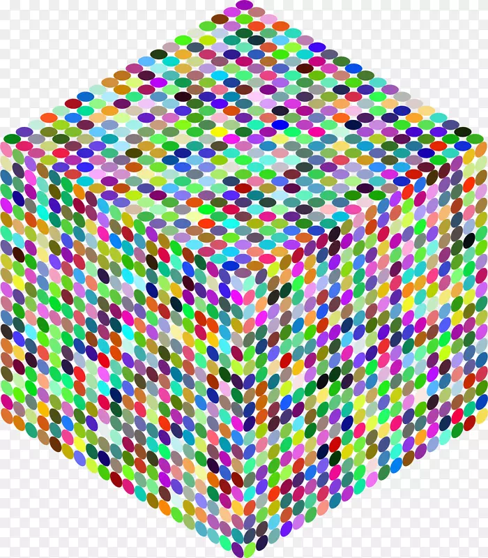 立方体纺织品被子等距投影角立方体
