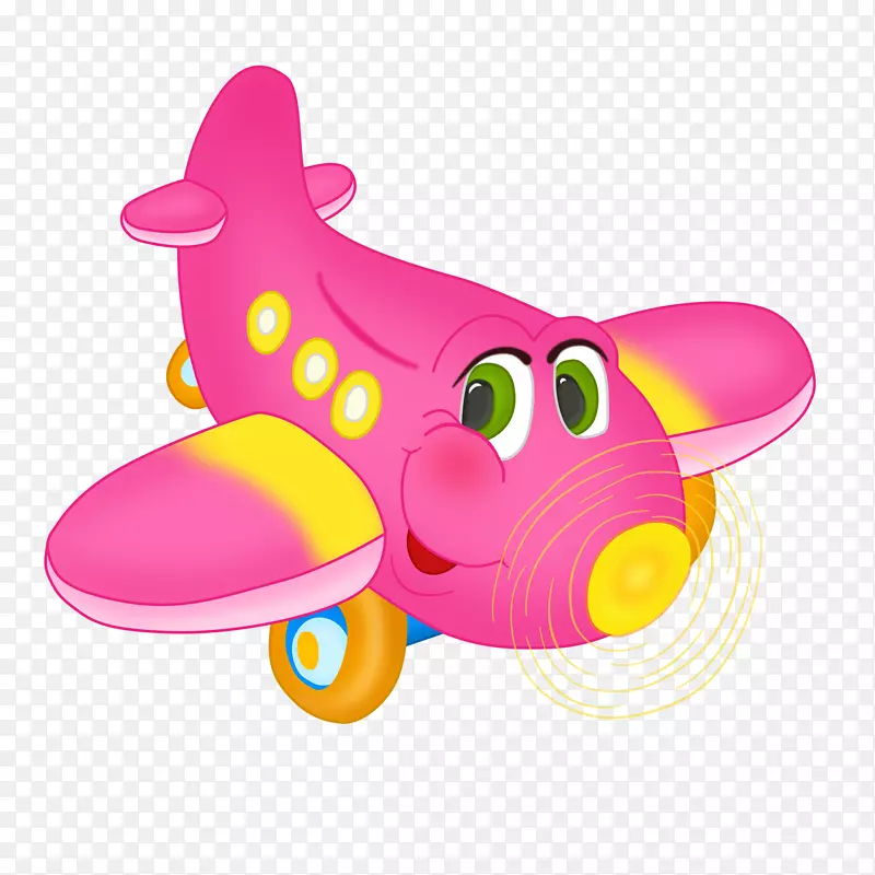飞机游戏玩具儿童剪贴画