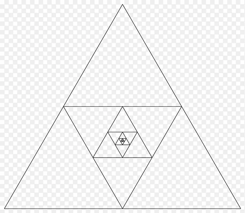 三角形圆点三角形