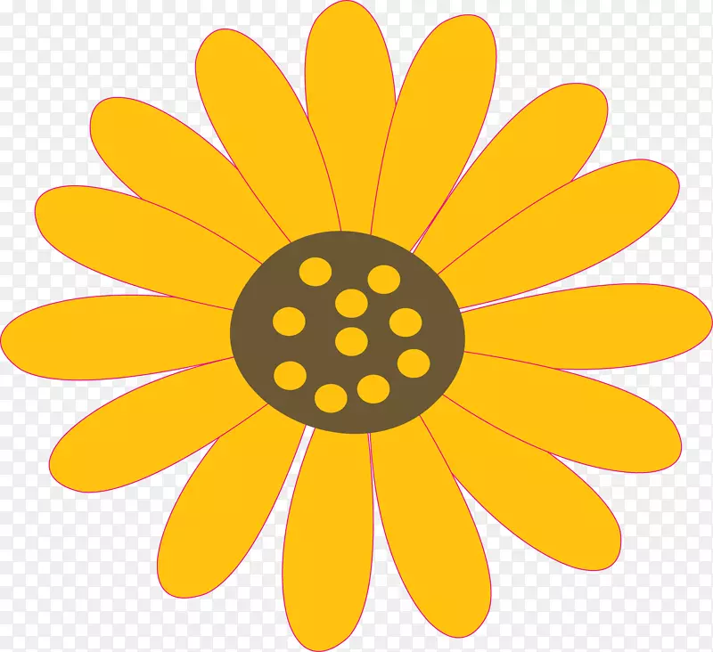 符号剪贴画-向日葵