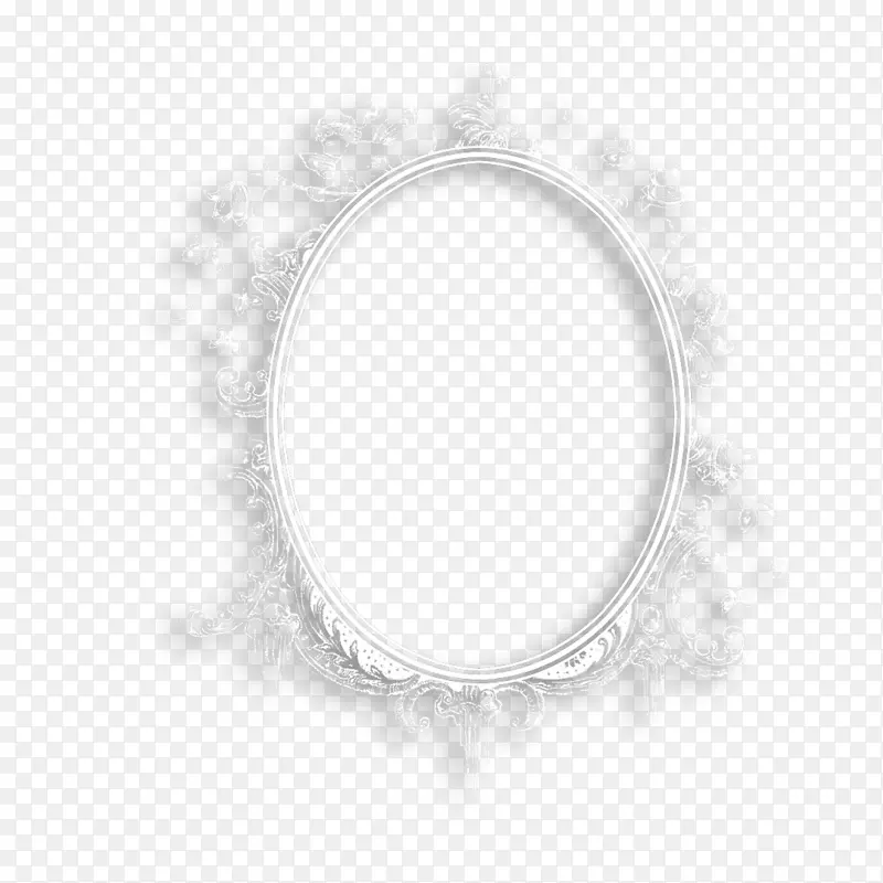圆形银色椭圆形珠宝-冰