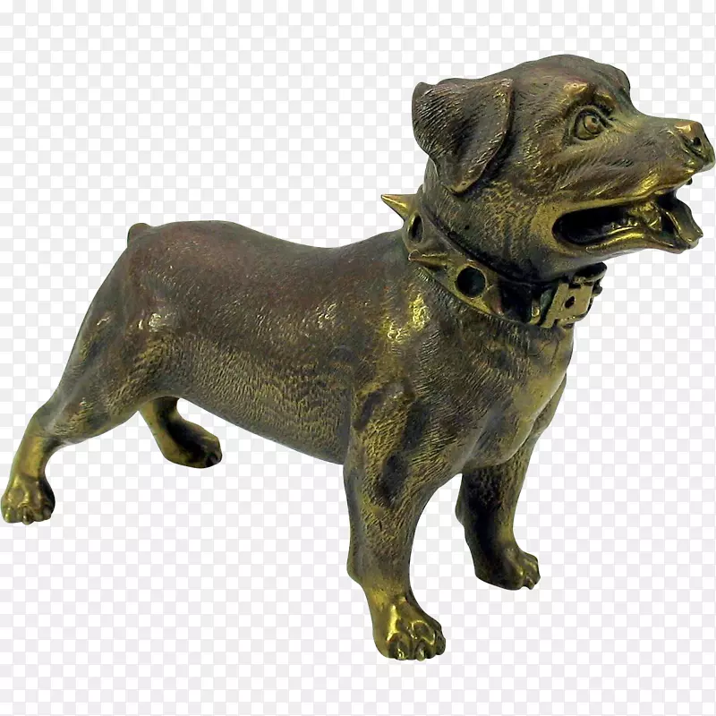 犬种青铜雕塑-罗特维勒
