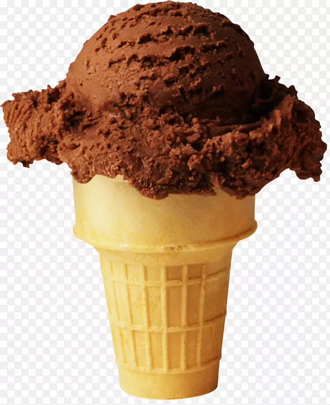 冰淇淋锥，那不勒斯冰淇淋，草莓冰淇淋，巧克力冰淇淋-冰淇淋