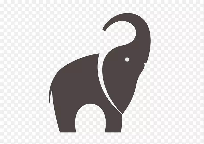 非洲象亚洲象图形设计-大象