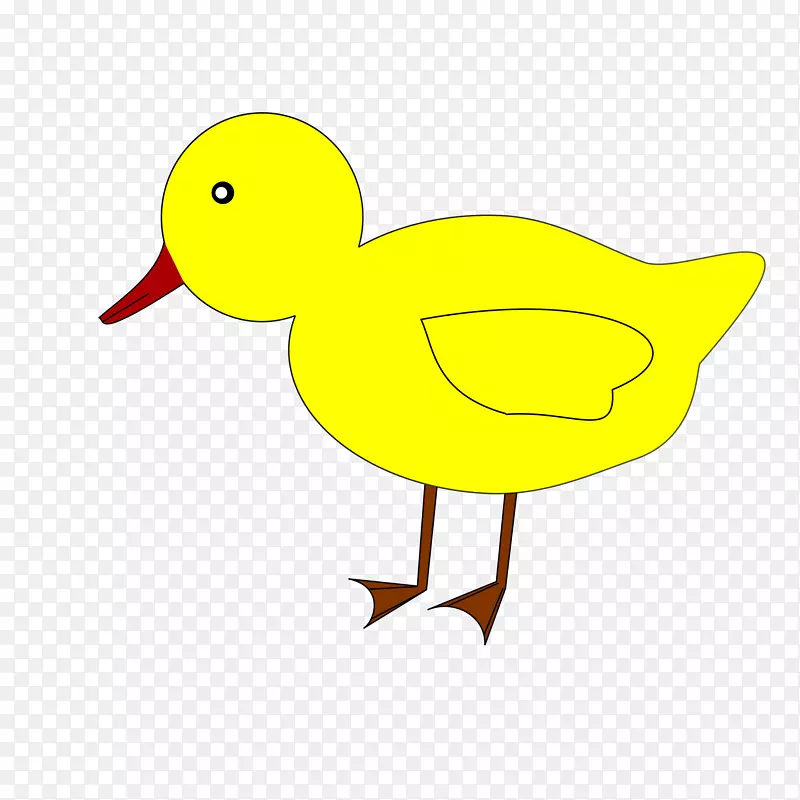 鸭水鸟剪贴画-鸭