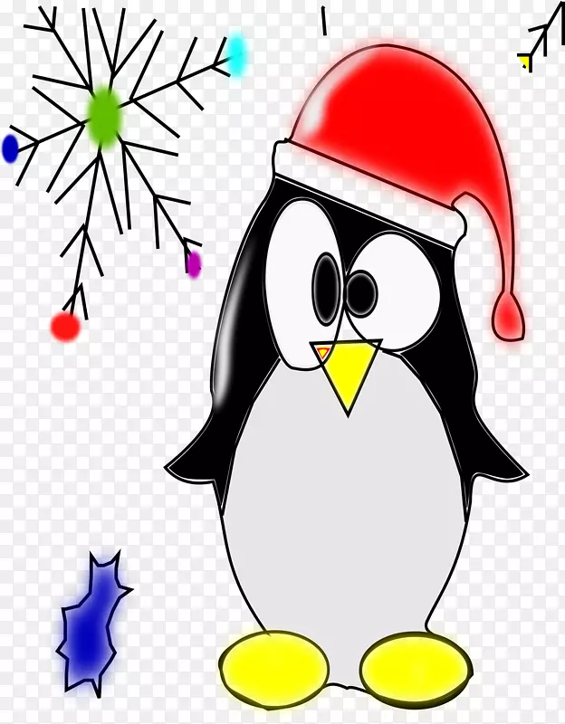 企鹅圣诞树电脑图标剪辑艺术企鹅