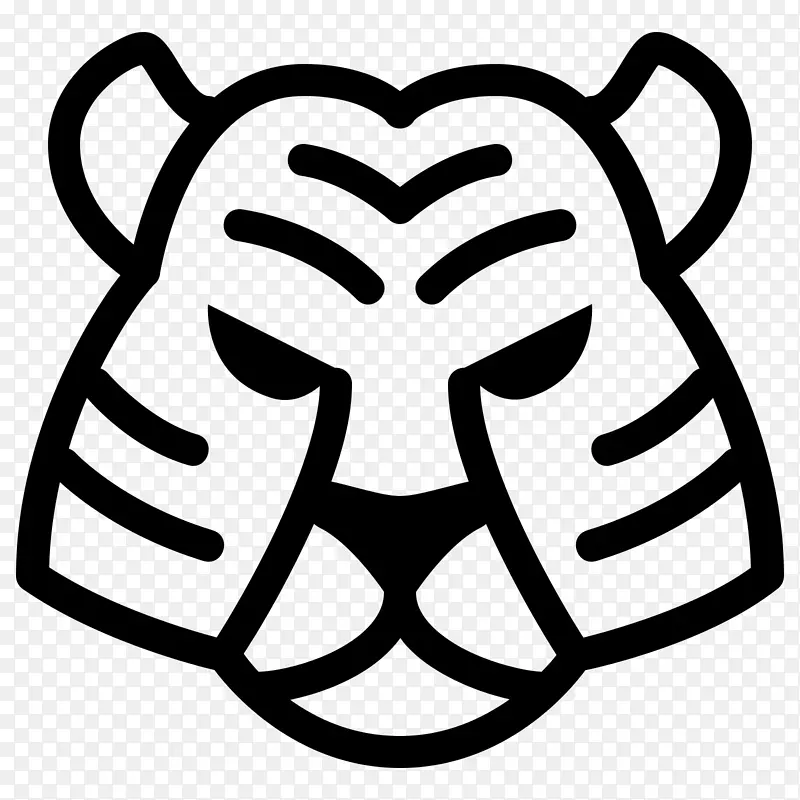 老虎电脑图标符号-老虎