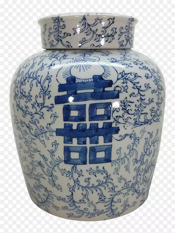 陶瓷花瓶青白陶器