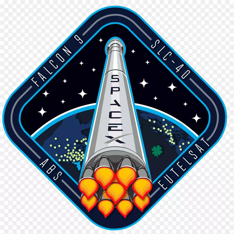 卡纳维拉尔角SpaceX Eutelsat 115西b猎鹰9号任务补丁任务