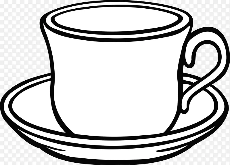 咖啡杯茶杯夹子艺术杯