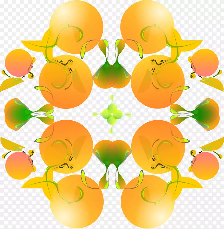 电脑图标剪贴画-柑橘