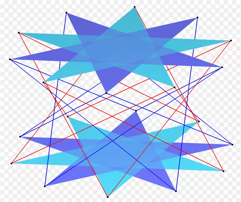 斜多边形五角形交叉.反棱镜几何.六边形