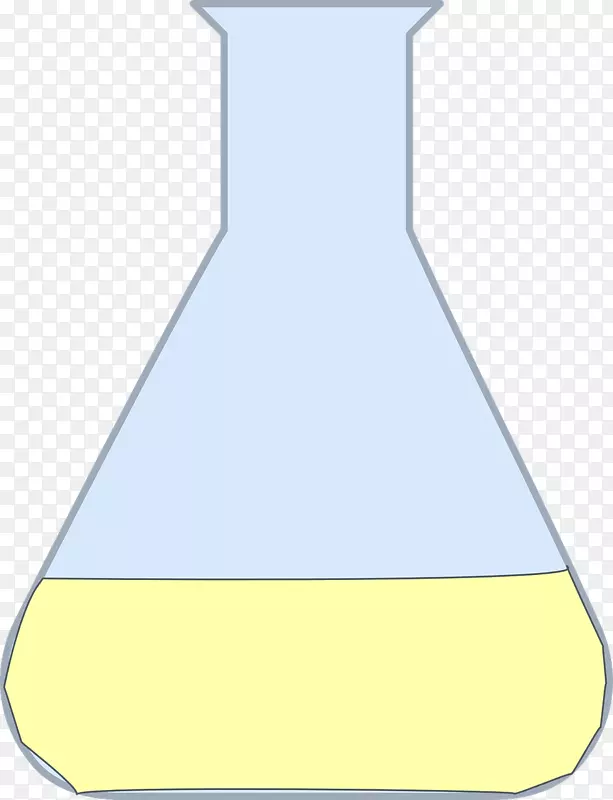 实验室烧瓶Erlenmeyer烧瓶化学剪辑艺术液体