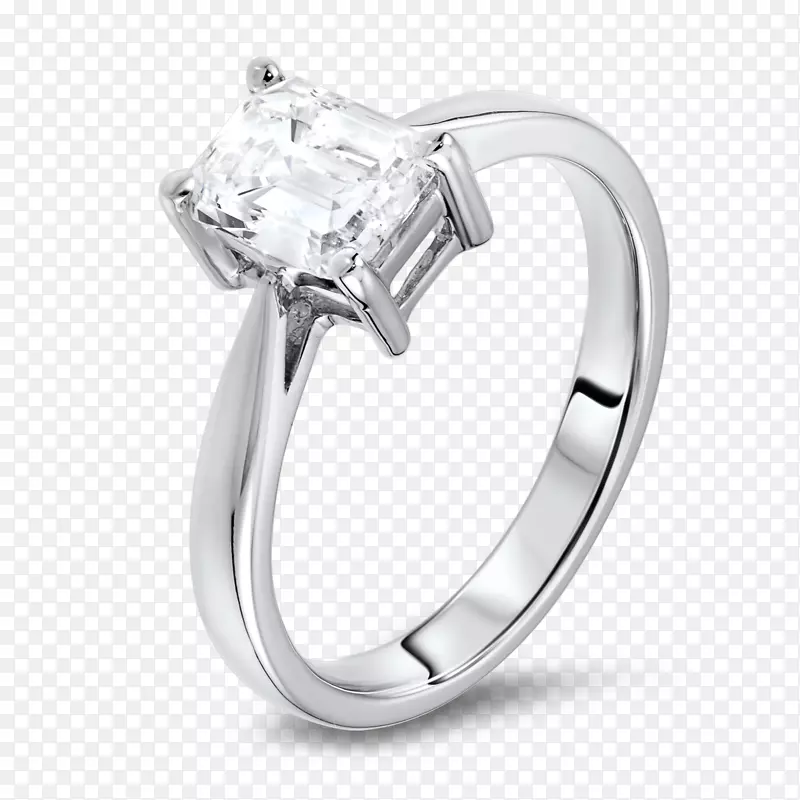 订婚戒指，珠宝，结婚戒指，公主切割戒指