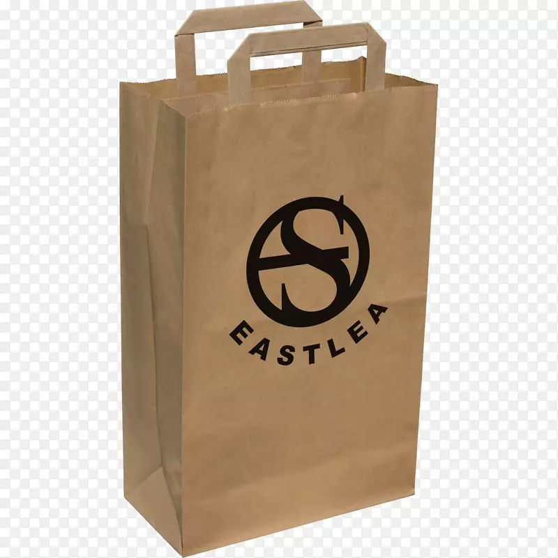 购物袋和手推车Eastlea社区学校包装和标签.纸袋