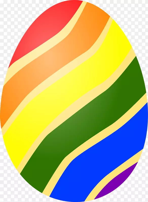复活节彩蛋圈黄色-复活节彩蛋