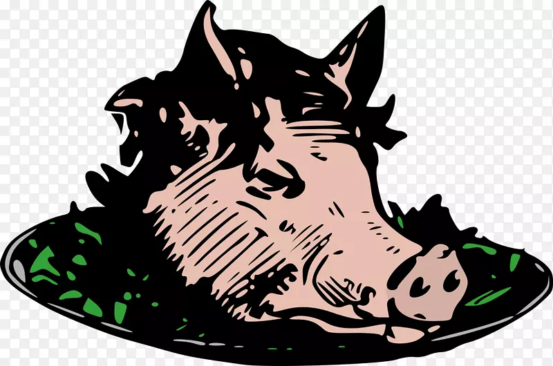 猪电脑图标剪贴画-猪