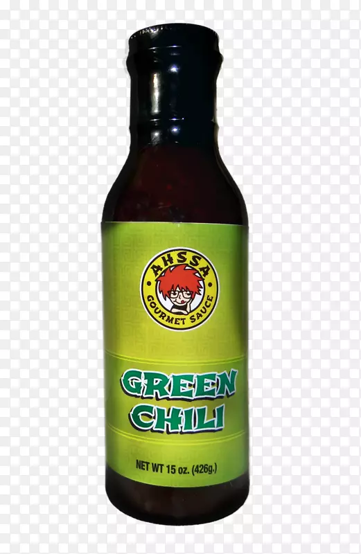 玻璃瓶调味酱液体绿色辣椒