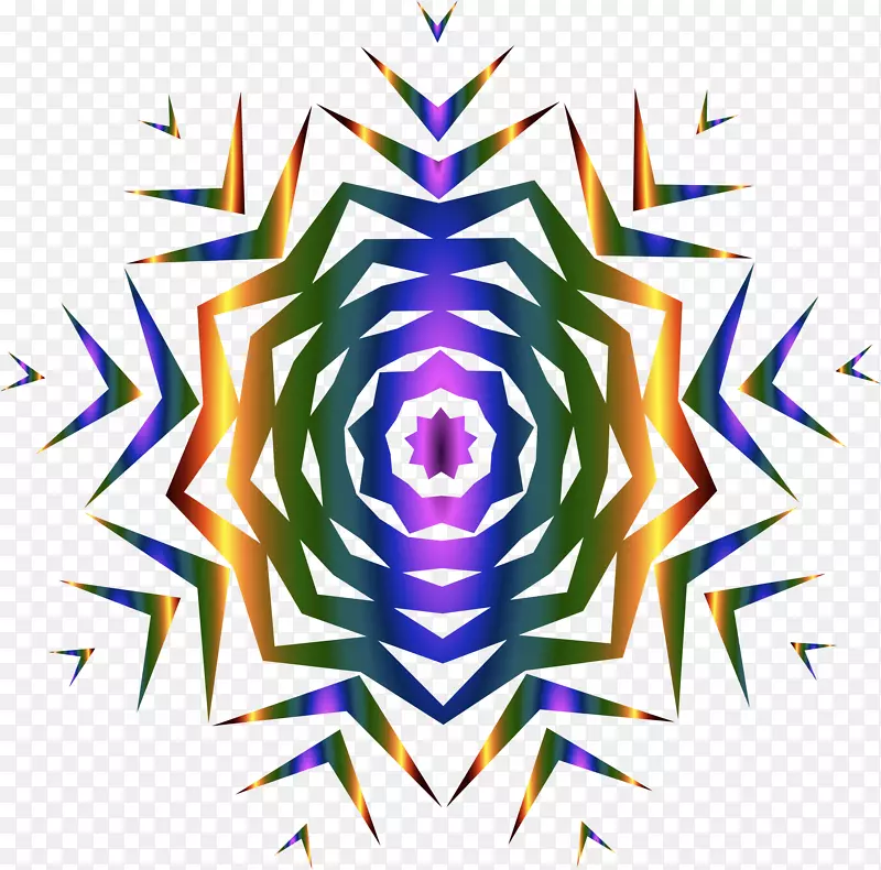 电脑图标剪贴画-雪花