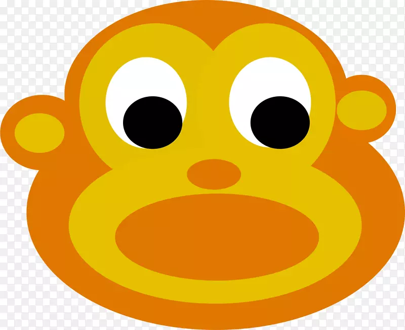 表情笑脸电脑图标剪贴画猴子