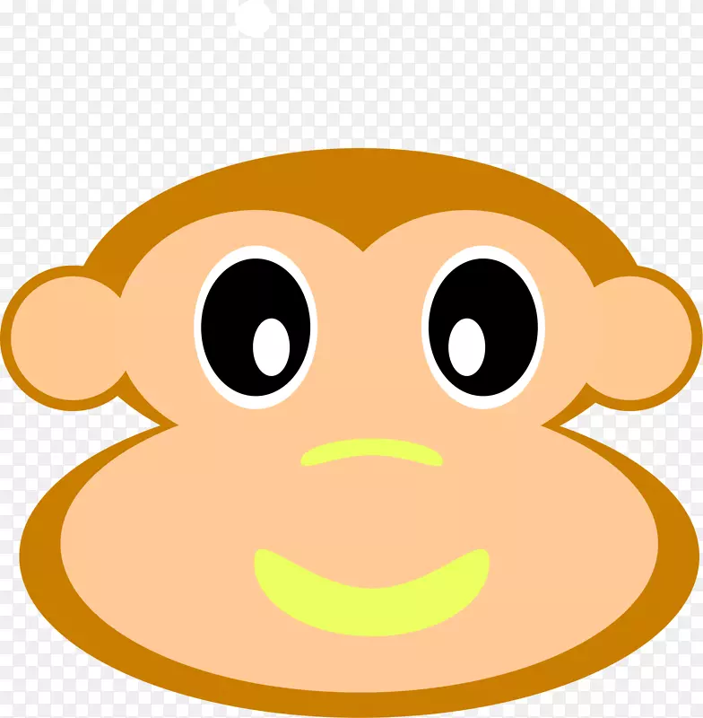 鼻子卡通剪辑艺术猴子