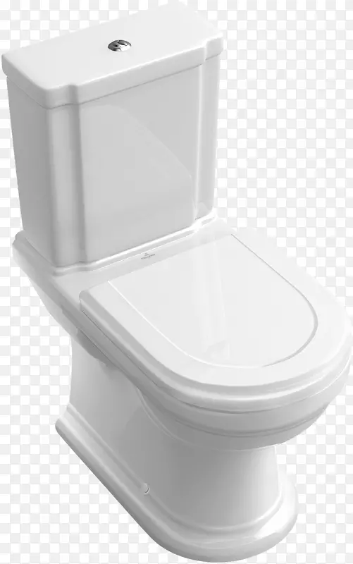 冲水式厕所别墅&博奇陶瓷水槽-马桶