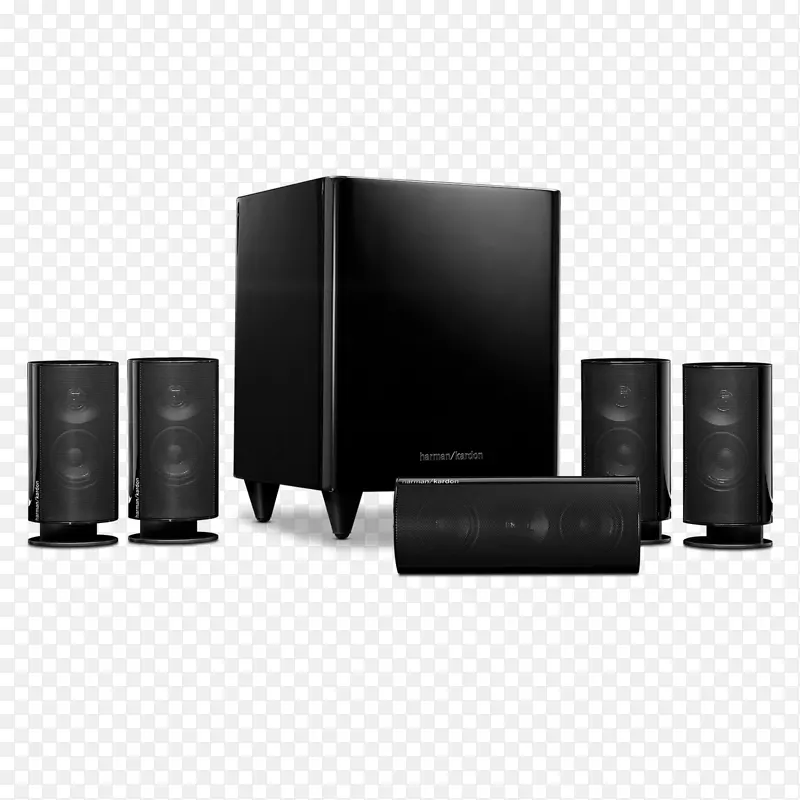 5.1环绕声Harman Kardon扩音器家庭影院系统低音系统