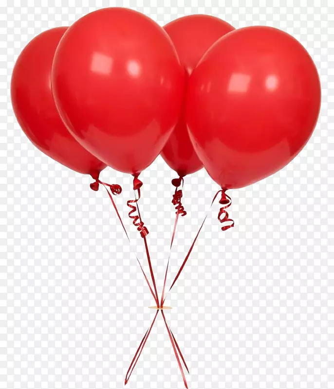 星团气球生日剪贴画-巴伦