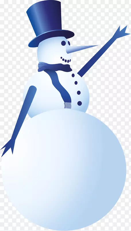 雪人帽夹艺术雪人