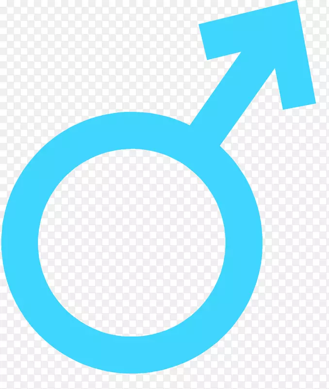 性别符号标志男性剪贴画-标志
