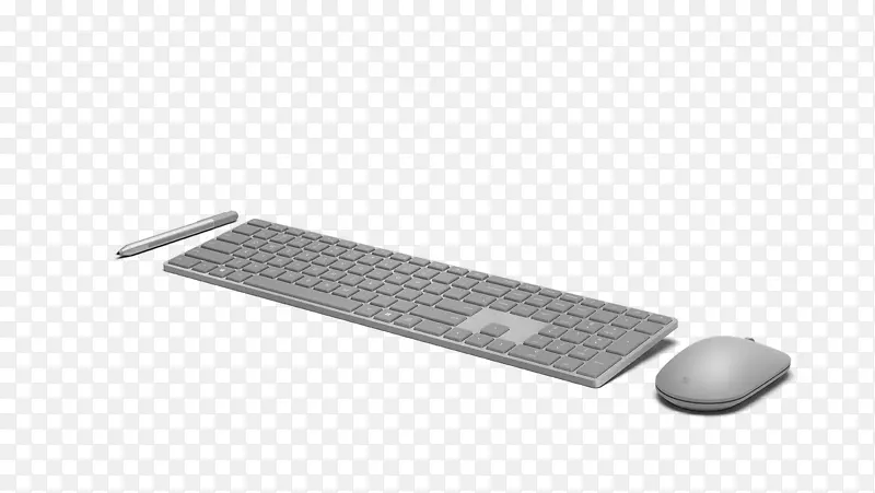 电脑键盘MacBookpro弧形鼠标电脑鼠标-手指打印
