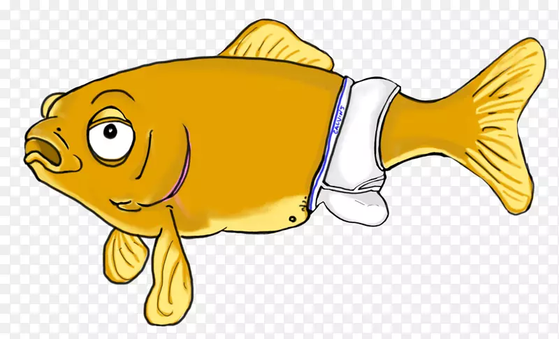 脊椎动物鱼海鲜动物剪贴画.卡通鱼