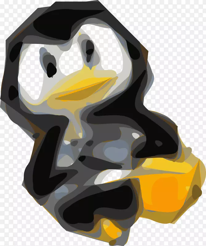 卡通企鹅Linux图标剪影PNG图片素材下载_图片编号1097687-PNG素材网