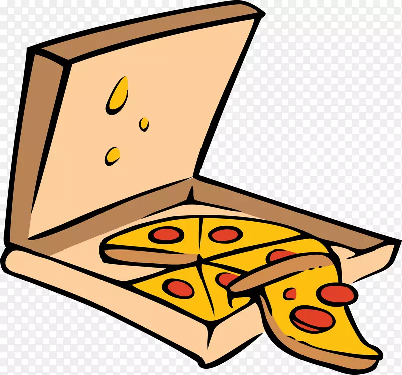 比萨饼递送比萨饼芝士意大利香肠夹艺术-比萨饼盒