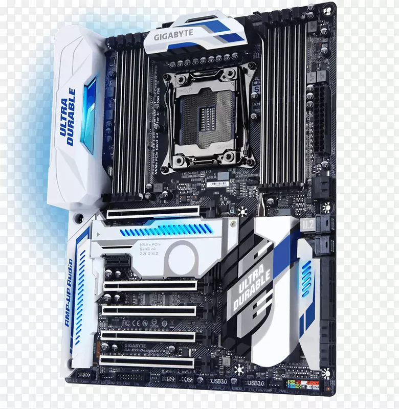 为专业设计师创建的主板ga-x99-设计是ex intel x99 lga 2011-卡通主板。