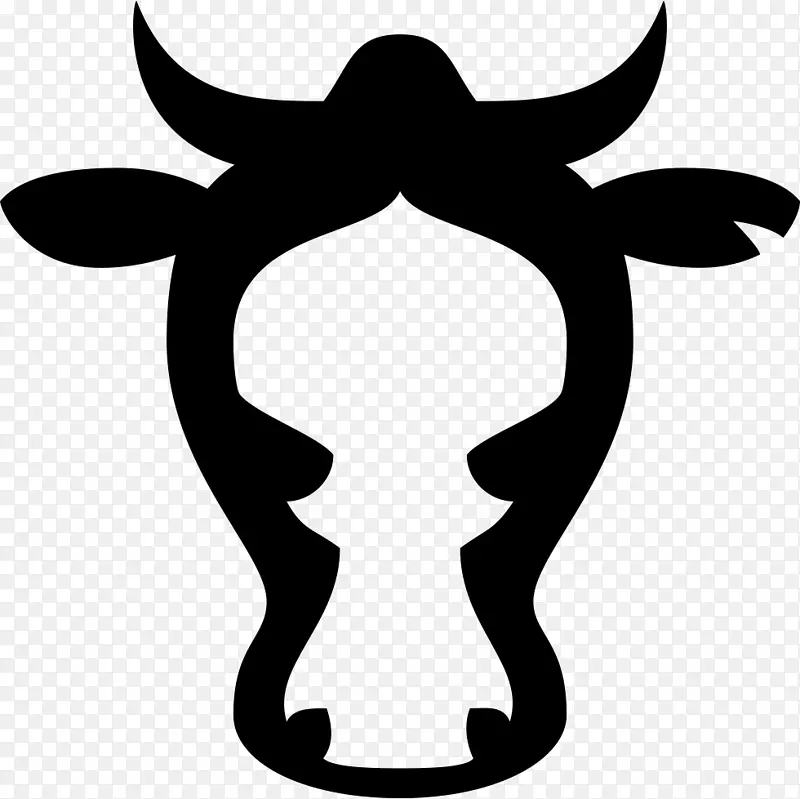 安格斯牛计算机图标乳牛牛头