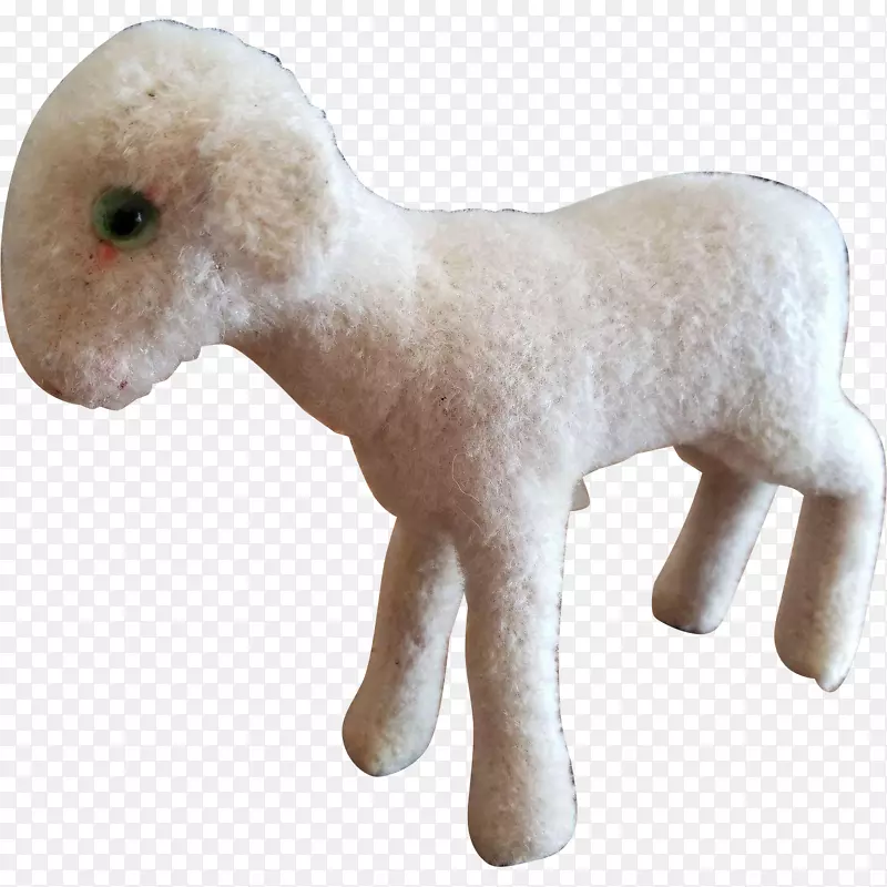 羊，山羊，毛绒动物&可爱的玩具，牛，牲畜.羔羊